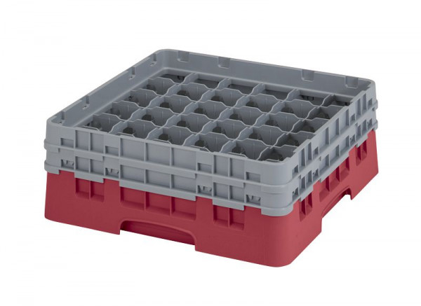 Cambro Spülkorb mit 36 Fächer Camrack® 13,3 cm Preiselbeere, 36S434416