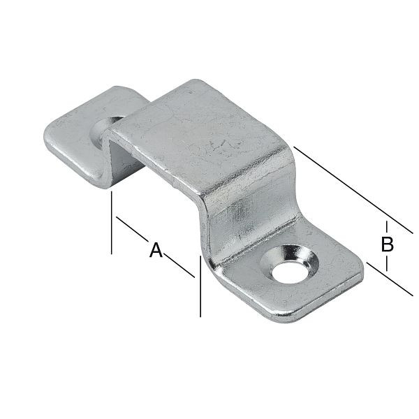 Vormann Riegelschlaufe 20 x 9 mm, verzinkt, VE: 25 Stück, 000170020Z