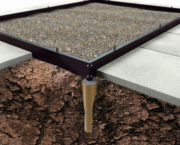 Halls Fundamentrahmen ICON 6, 2.5 m² Schwarz, HR01001