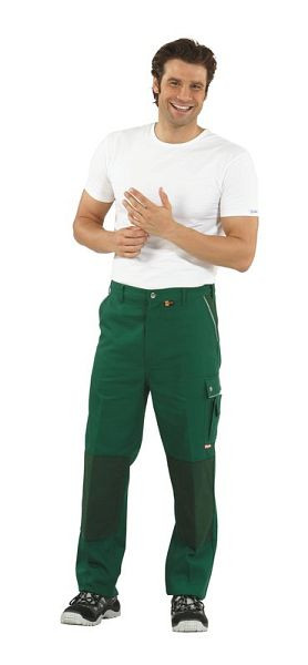 Planam Canvas 320 Bundhose, grün/grün, Größe 64, 2121064