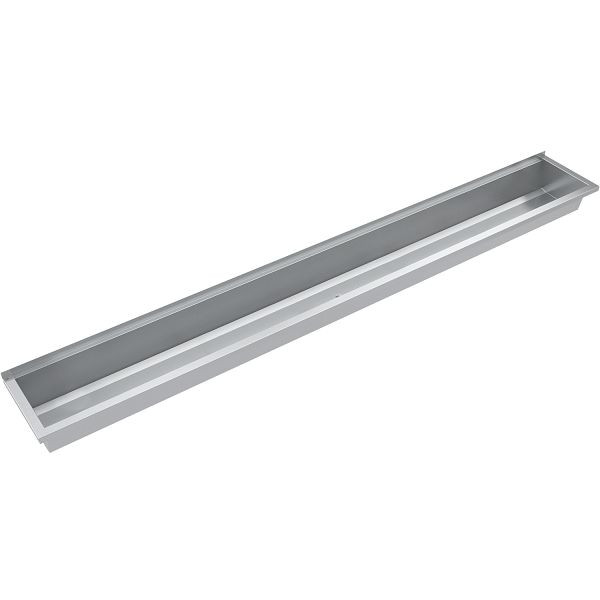 KWC Waschrinne, PLANOX, Edelstahl, Wandmontage, 3000x210x382 mm, ohne Armaturenbank, 2030043783