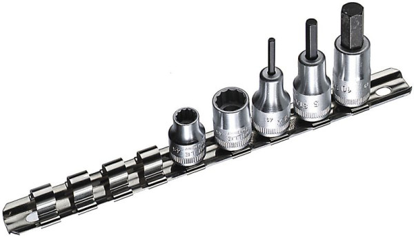 STAHLWILLE 10 mm (3/8") Clip-Leiste Nr.45CL Größe 1 Länge 200 mm, 80450001