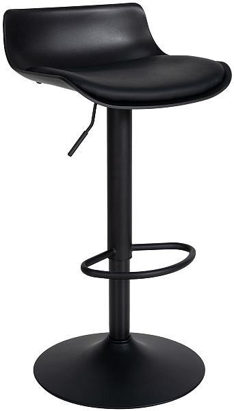 CLP Barhocker Aveiro Kunstleder, schwarz, 321570, 4251756484859