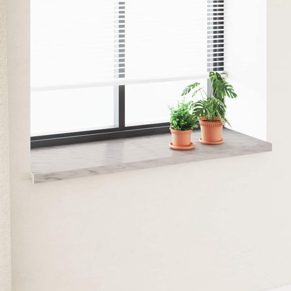 vidaXL Fensterbank Marmor Text -enure 160 x 50 x 4,5 cm PVC, 42022398