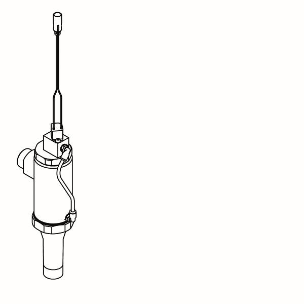 KWC WC-Spüler, elektronisch gesteuert, DN20, Armaturengruppe I, 24 VDC, 2000104873