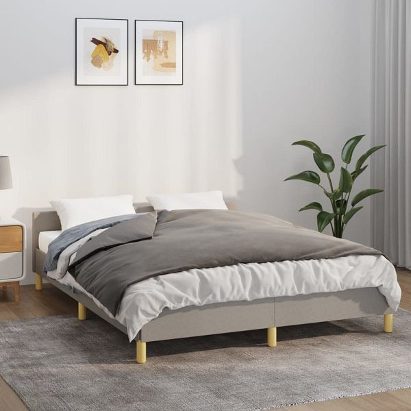 vidaXL Gewichtsdecke mit Bezug Grau 120x180 cm 5 kg Stoff, 350824