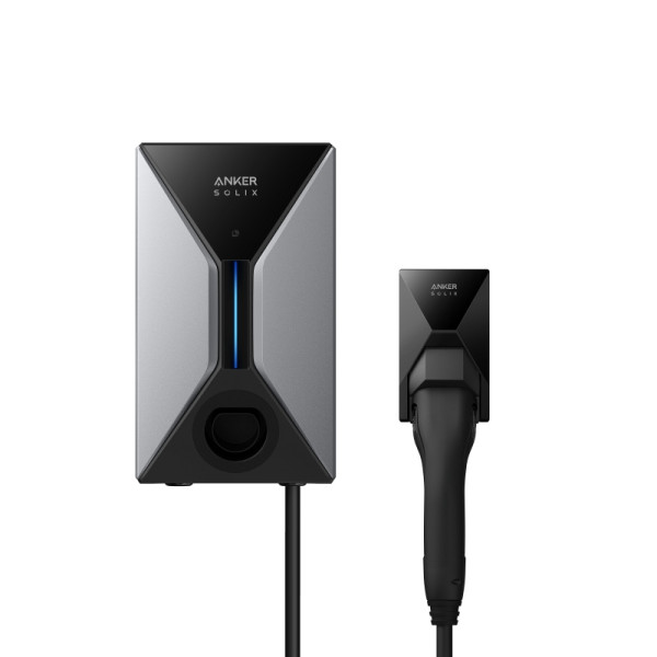 Anker SOLIX V1 Wallbox, Smartes Ladegerät für E-Autos - 22kW, Kabelversion, A5191GZ3