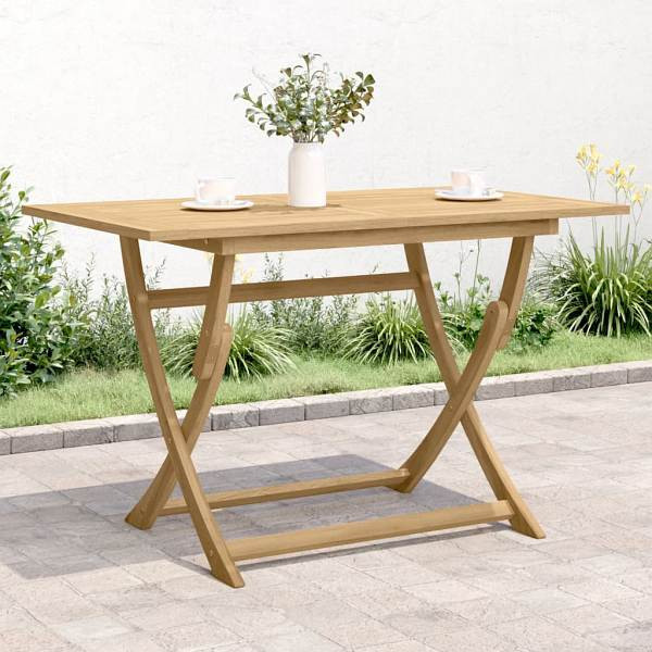 vidaXL Gartentisch Klappbar 120x70x75 cm Massivholz Akazie, 365745
