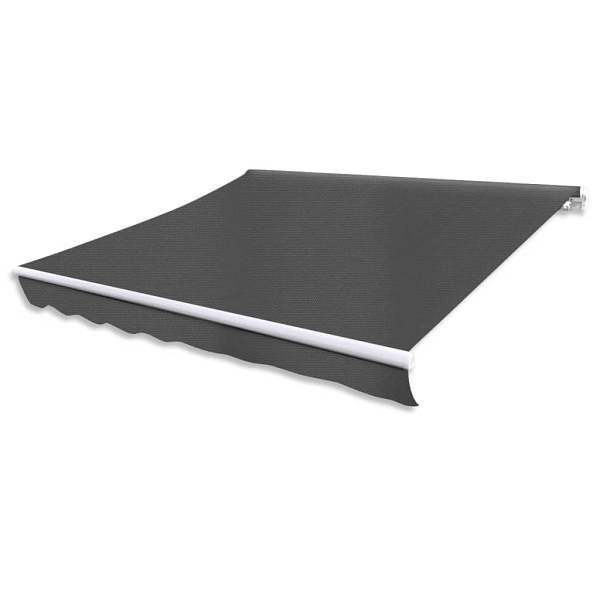 vidaXL Gelenkarmmarkise Handbetrieben 300 cm Anthrazit, 275561