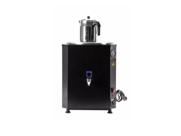 SGS Gastro Schwarz Samower, Schwarz Teekocher mit 1 Kanne, 10 Liter, 2 kW, CKS101DES