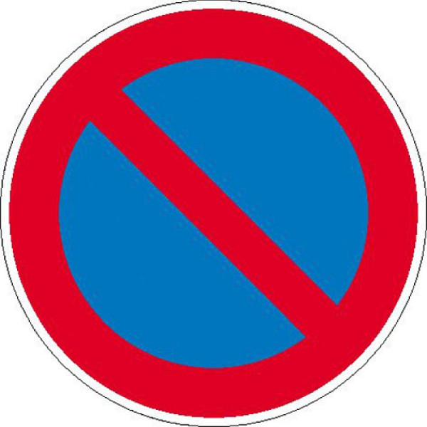 Stein HGS Verkehrsschild, Eingeschränktes Haltverbot, 200 mm / Folie, selbstklebend, 21.5175