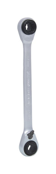 KS Tools 4 in 1 GEARplus® Doppel-Ratschenringschlüssel, umschaltbar, 8x9x10x11mm, 503.4541