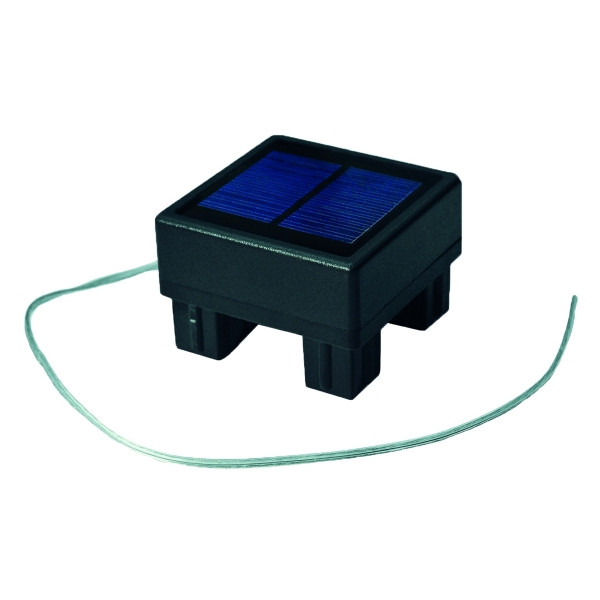 T&J GOTLAND-Serie WPC-Steckzaunsystem, LED-Zwischenleiste, 20 x 10 x 1795 mm, inkl. Solarpfostenkappe, 44857