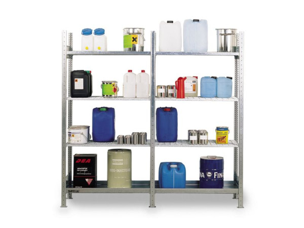 SÄBU SAFE Vario Anbauregal ARG 4, verzinkt, Auffangvolumen 1x30l, 1.010 x 630 x 2.005 mm, F8217