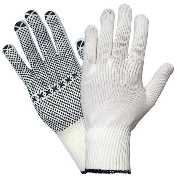 Hase Safety NAMUR, 5-Fg.-Sicherheitshandschuhe, Nylon/BW-Strick genoppt, Größe: 11, VE: 12 Paar, 507555-11