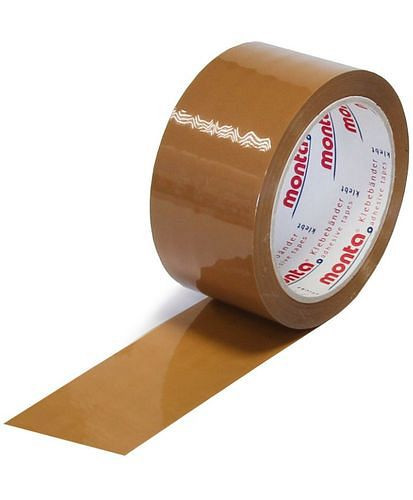 monta PP-Klebeband 610, 50 mm breit x 66 lfm, Stärke 48µ, braun, VE: 36 Rollen, 299502