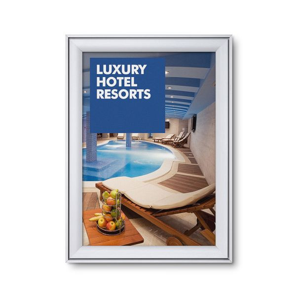 Showdown Displays Design-Klapprahmen COMPASSO DIN A2 - Wetterfest (37 mm), KRA2G37WR