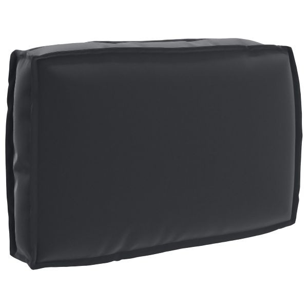 vidaXL Pallet Kissen Set 2-teilig Schwarz Polyester Pallet Kissen, 3329053