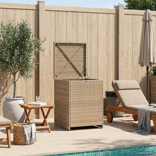 vidaXL Kissenbox 55 x 55 x 69 cm Stahl, 42026742, 8721364523159