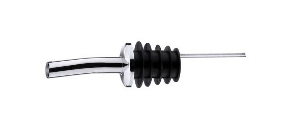 Contacto Flaschenausgießer ohne Kläppchen 12 cm Pfropfen mit Luftrohr, 367/100