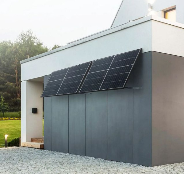 priwatt Solarmodule priWall Duo - Wechselrichter 600W - 5m Schukokabel, DP1004001