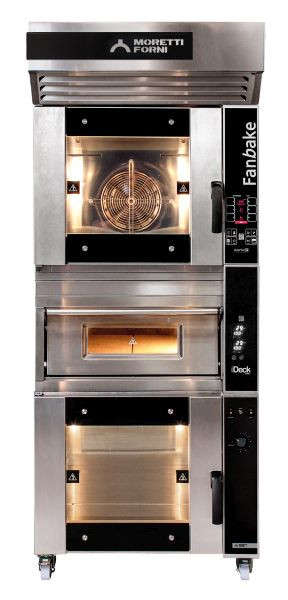MORETTI Konvektionsofen serieF F50E, Standgerät, für EN 600 x 400 mm, 493500600050