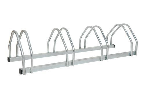 Moravia Fahrradständer für 4 Fahrräder, Tiefe 330 mm, für ein- und zweiseitiges Einstellen, 271687