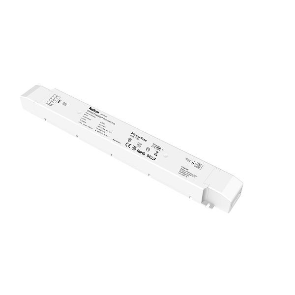 RADIUM LED-Steuerung 0-150W 0-6250mA 23,5-24,5V IP20 Dimmung mit Push-button Kunststoff dynamisch, 142985