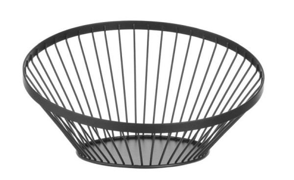 Hendi Obstkorb, abgerundet schwarz, ØxH: 280x130 mm, 427088