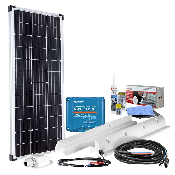 Offgridtec mPremium+ L 100W 12V MPPT Caravan Solaranlage, 4-01-012415
