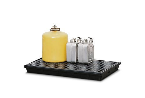 DENIOS Gitterrost aus PE, als Stellfläche für Bodenwanne KB-R mit 28 l Auffangvolumen, 115030