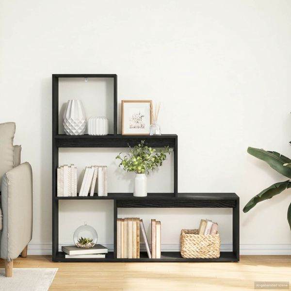 vidaXL Raumteiler Bücherregal 123 x 29 x 123 cm Holzwerkstoff, 8015687