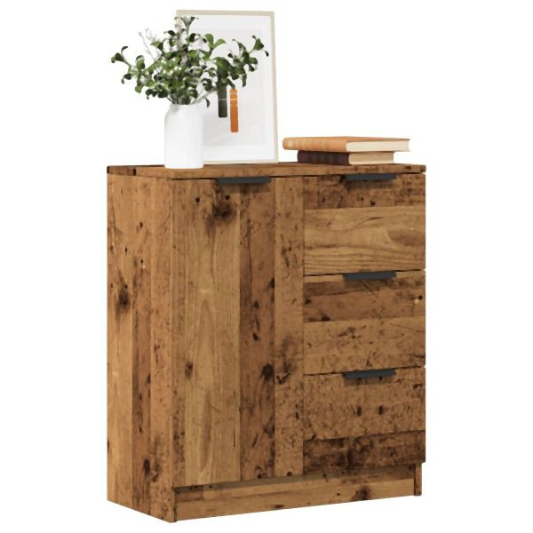 vidaXL Sideboard Altholz-Optik 60x30x70 cm Holzwerkstoff, 856836