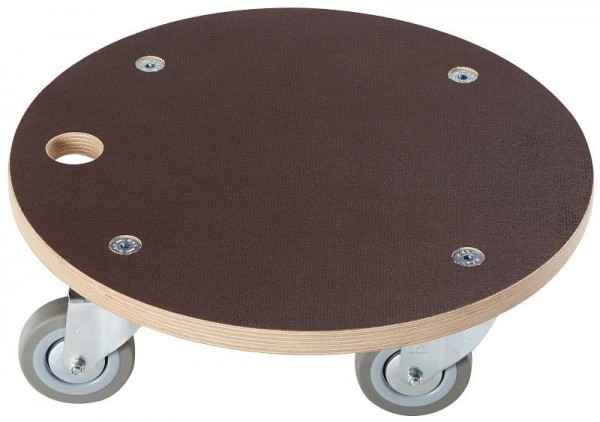 Dörner + Helmer Transporthilfe Maxi-Stop Siebdruckplatte, TPE-Rollen 75mm, Fadenschutz, Totalfeststeller, Tragkraft 200kg, 300683