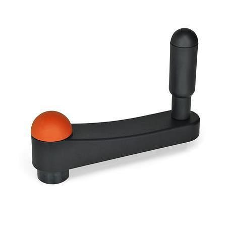 Ganter Handkurbeln, Kunststoff (GN 670-125-B14-DGB), VE: 5 Stück, 670-125-B14-DGB