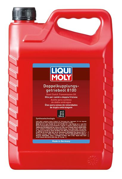 LIQUI MOLY Doppelkupplungsgetriebeöl 8100, Kanister Kunststoff, VE: 5 Liter, 20626