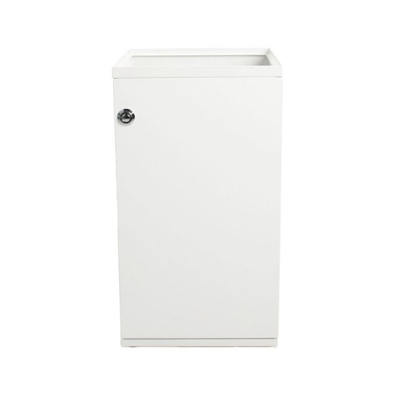 STEIN HGS Modulare Mülleimer mit Tür und Beutelhalter, 85 Liter, weiß, 83869.0003