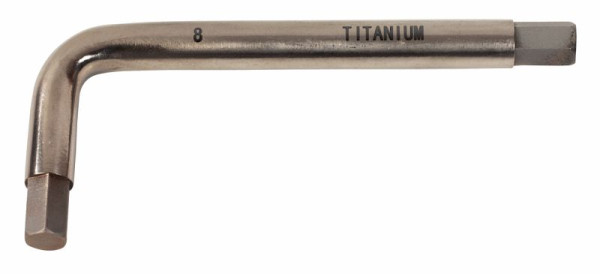 KS Tools TITANplus Winkelstiftschlüssel Innensechskant, 2mm, 965.0402