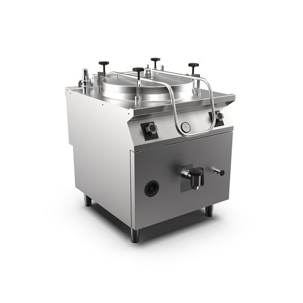 Mareno M1-900 Gas Kochkessel 140 Liter, indirektes Heizsystem mit Autoklavdeckel, 80cm, PE98GI14AV, 191.456