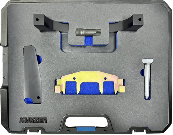 Kunzer Motor-Einstellwerkzeugsatz Mercedes-Benz Für Reparaturarbeiten an 1.6-, 1.8-, 2.0-, 2.3- und 2.5-Liter-Motoren, 77M401