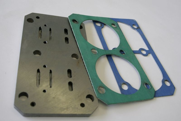 ELMAG Ventilplatte komplett mit Dichtungen 'KIT PK1', inklusive Luftfilter und Viton-Dichtung für Rückschlagventil, 9100320