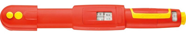STAHLWILLE VDE-Drehmomentschlüssel MANOSKOP Nr. 730R VDE Mess-Breite 4-25 Nm Abtrieb 3/8, Länge 337mm, 96550125