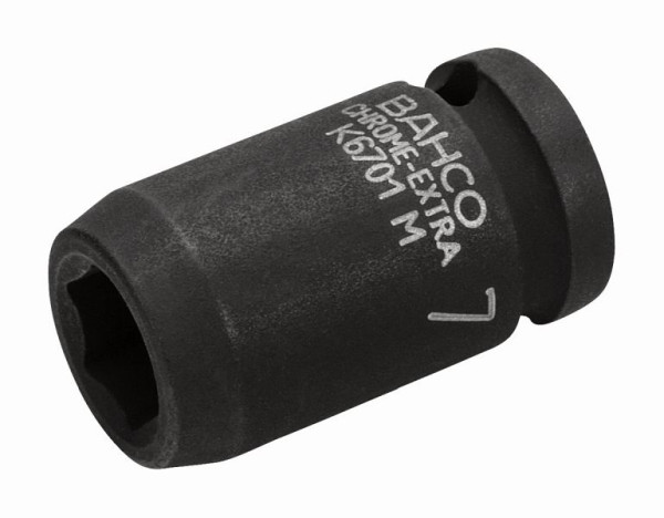 Bahco 1/4" Kraft-Steckschlüssel-Einsatz, 6kant, SW 11 mm, K6701M-11