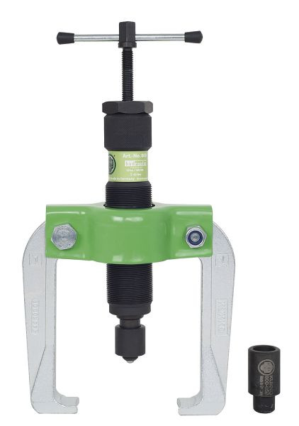 KUKKO 2-armiger Universal Abzieher mit selbstzentrierenden Haken und Hydraulikspindel, Spannweite außen: 100 mm, 844-1-B