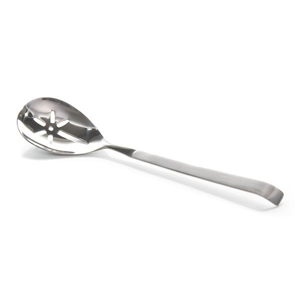 WAS Kitchen Tool 2160 Chafing Dish Löffel, 32 cm, geschlitzt, Chromnickelstahl, 2163321