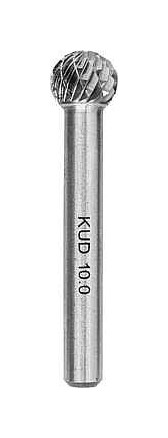 Iwetec Hartmetall-Frässtift Kugelform, Stahl, 749960