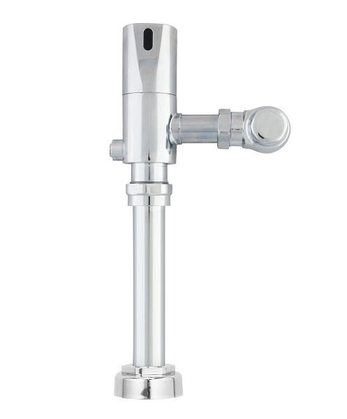 Benkiser Twinmat Elektronik WC Elektronik Aufputz WC-Drückspüler mit seitlichem Anschluss für Batteriebetrieb, 8993300