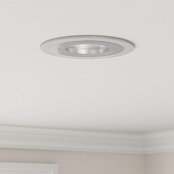 vidaXL Einbau-Spotlights 24 Stück Rund GU10 Silber Ø91 mm, 4108148