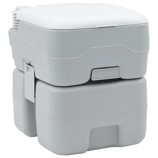 vidaXL Portables Campingklo Grau 41,5 x 36,5 x 42 cm, 42001427