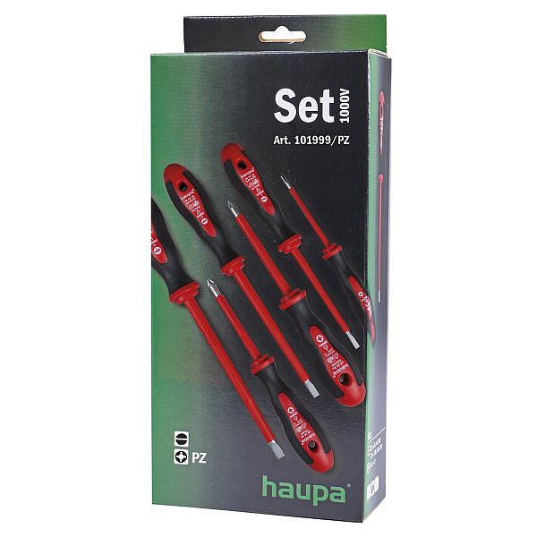 Haupa 2K-VDE-Schraubendrehersatz PZ, 101999/PZ, 4011923158569